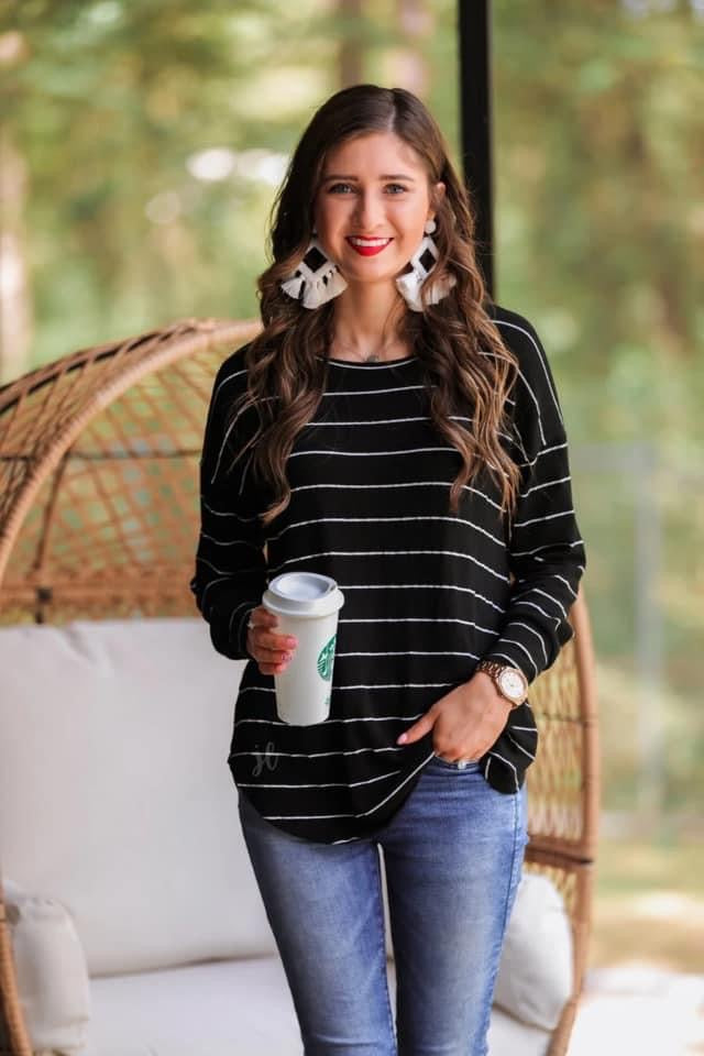 Sara stripe top