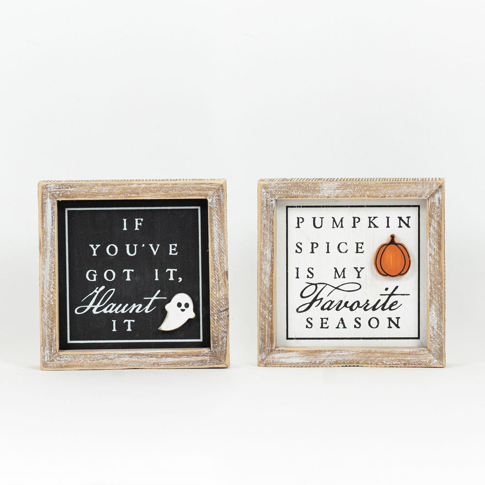 Reversible sign haunt it/Spice